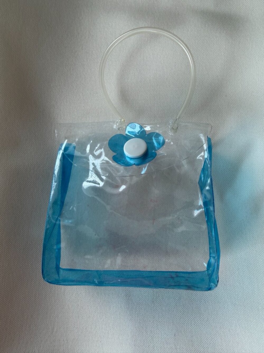 Lot of 2 Mini Clear Plastic Bags Purse Novelty Accessory - Picture 11 of 15